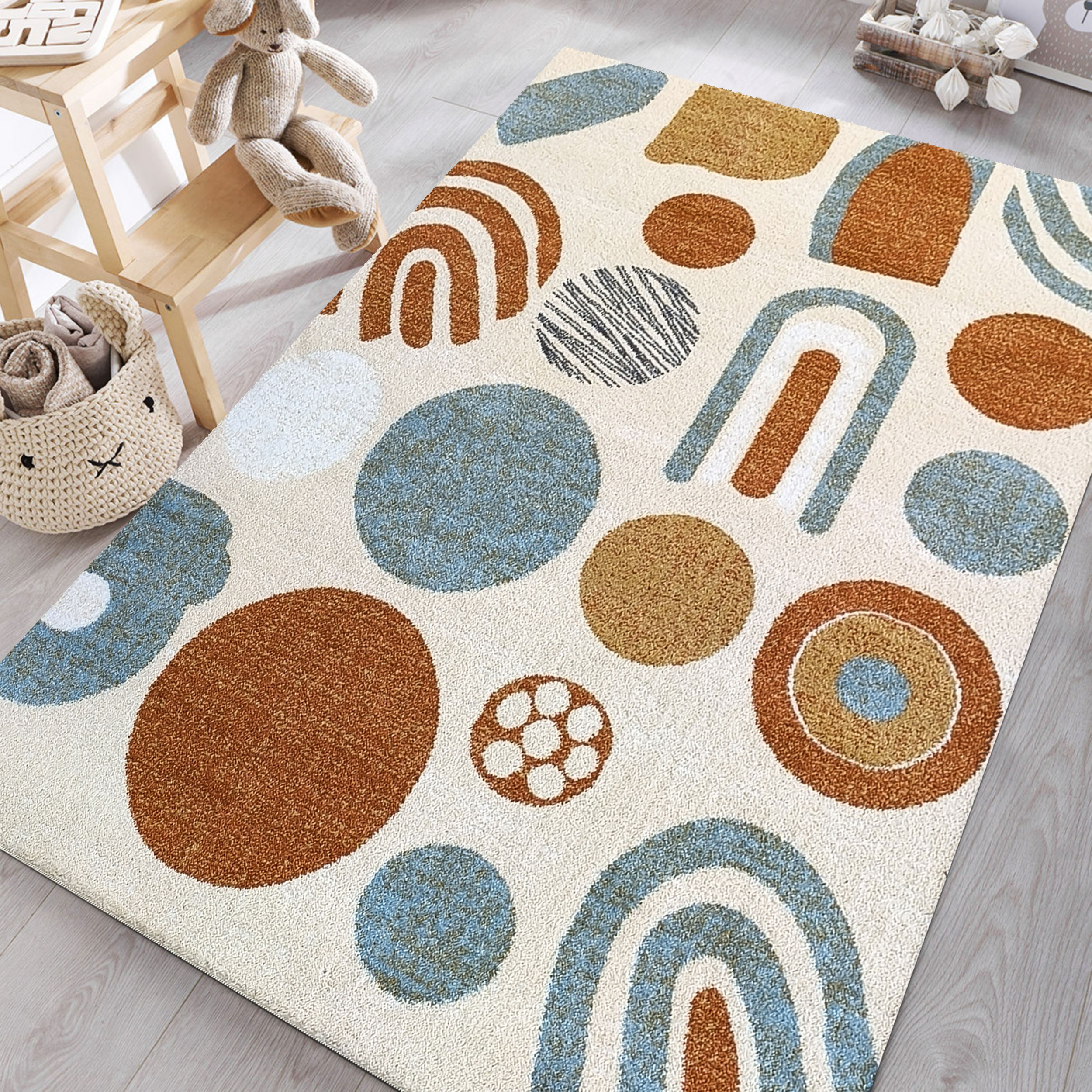 Dywan dziecięcy - 160 x 220 cm - Wielokolorowy - Dywanopol