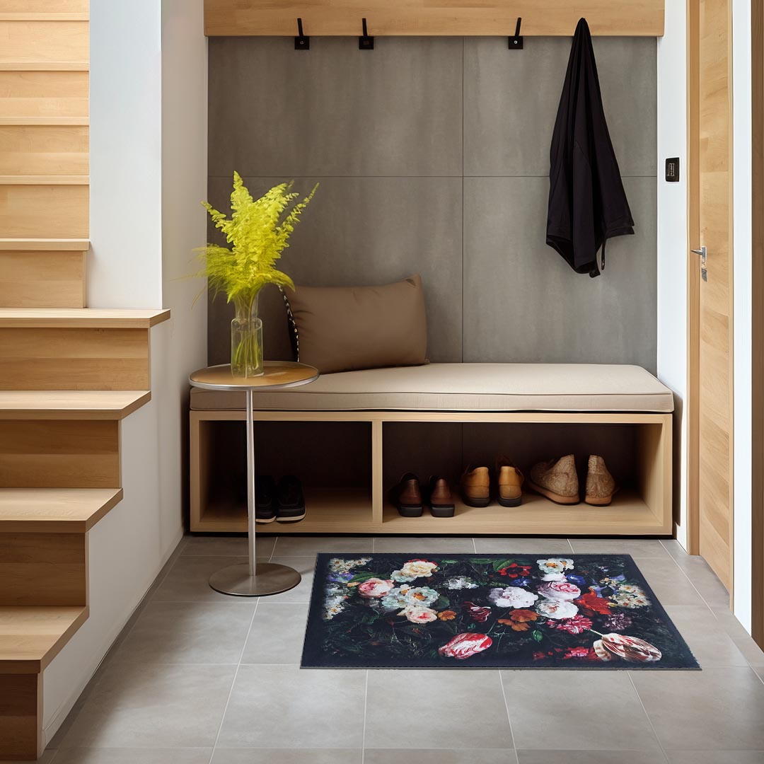 Dywan - 60 x 100 cm - Czarny - Nowoczesny - Dywanopol