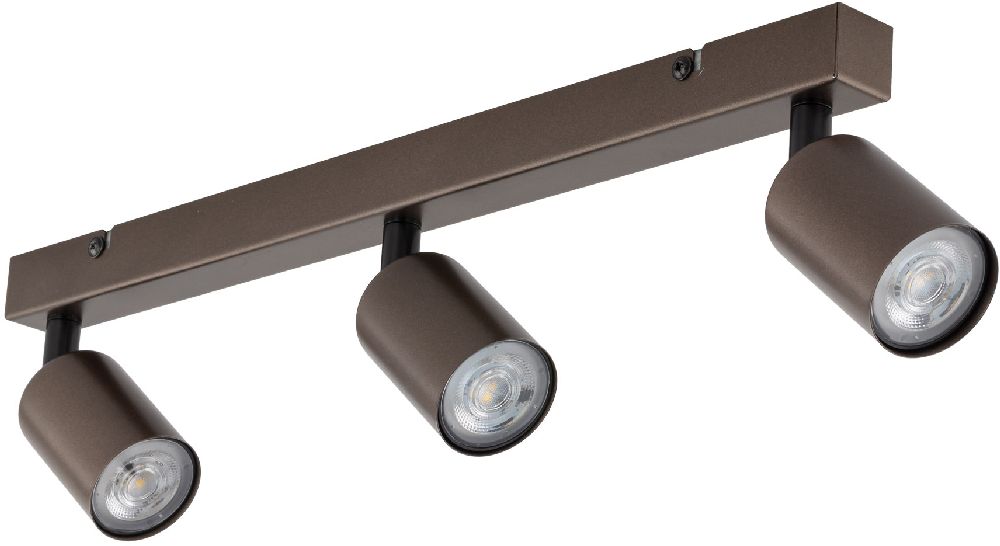 Darmowa Dostawa - Lampa podsufitowa 3x10 W brązowa TK Lighting Top 6181
