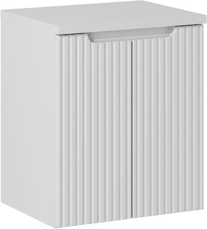 Darmowa Dostawa - Szafka z blatem 50x40x57 cm boczna wisząca biała Comad Nova White SETNOWBWHITE50CMD