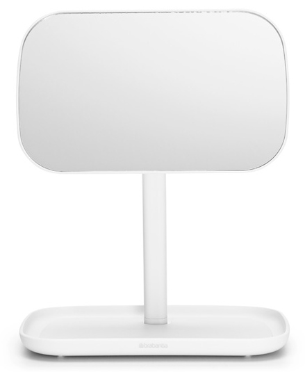 Darmowa Dostawa - Lusterko kosmetyczne 20x28.3 cm prostokątne biały Brabantia ReNew 280726