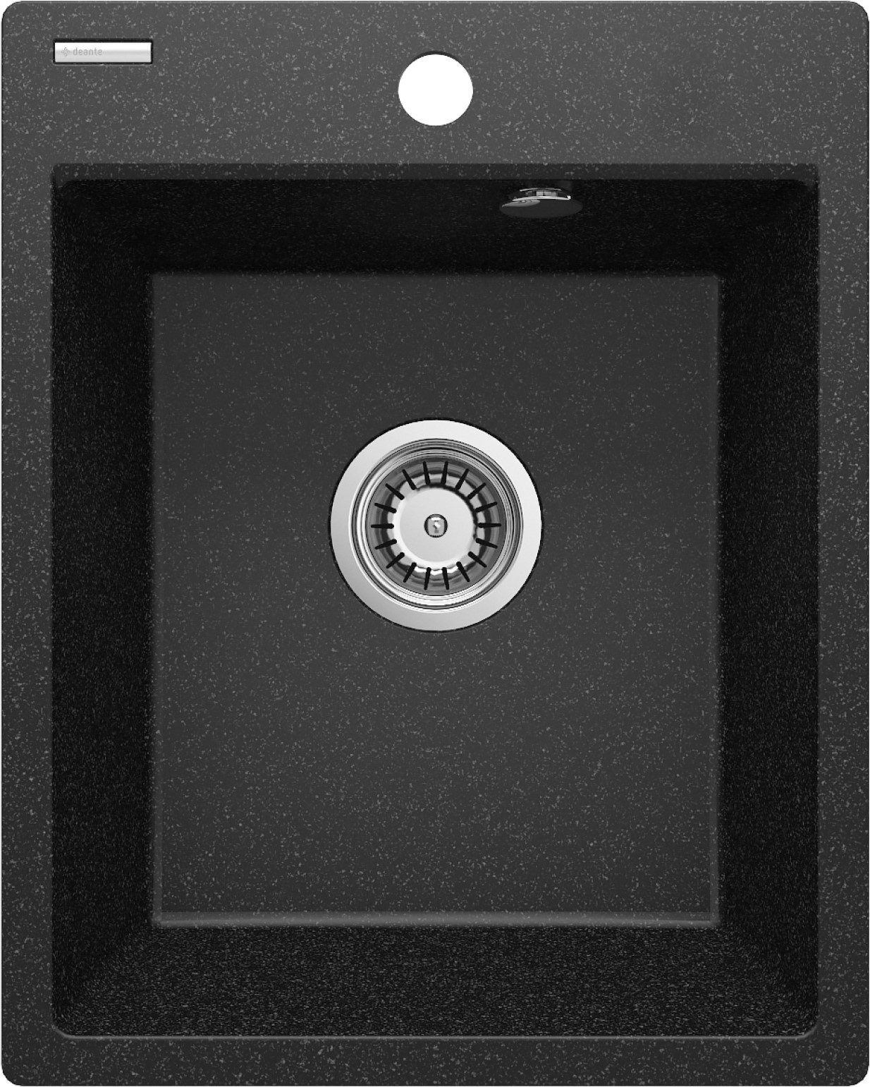 Darmowa Dostawa - Zlewozmywak granitowy 50x40 cm szary/grafitowy/onyx Deante Corio ZRC2103