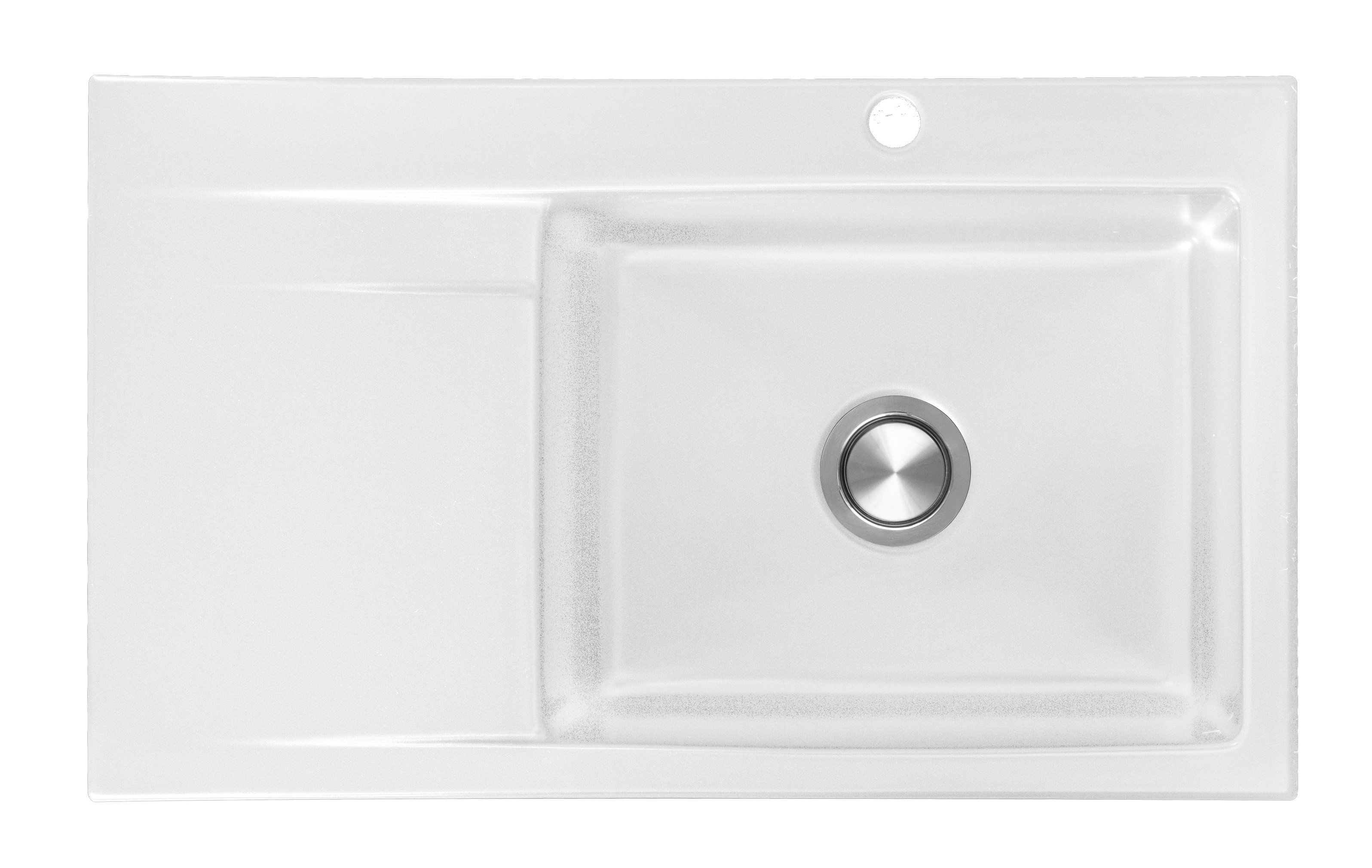 Darmowa Dostawa - Zlewozmywak ceramiczny 86x51 cm biały Berg Grazia BRZ22C11P