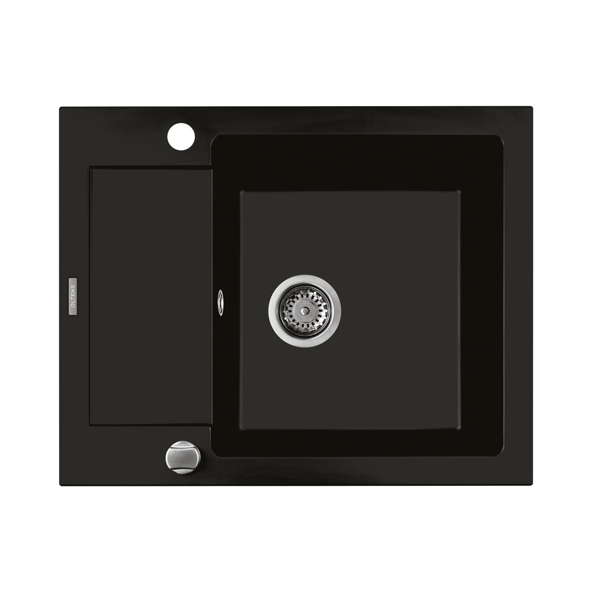Darmowa Dostawa - Zlewozmywak granitowy 62x50 cm czarny Oltens Gravan 72102300