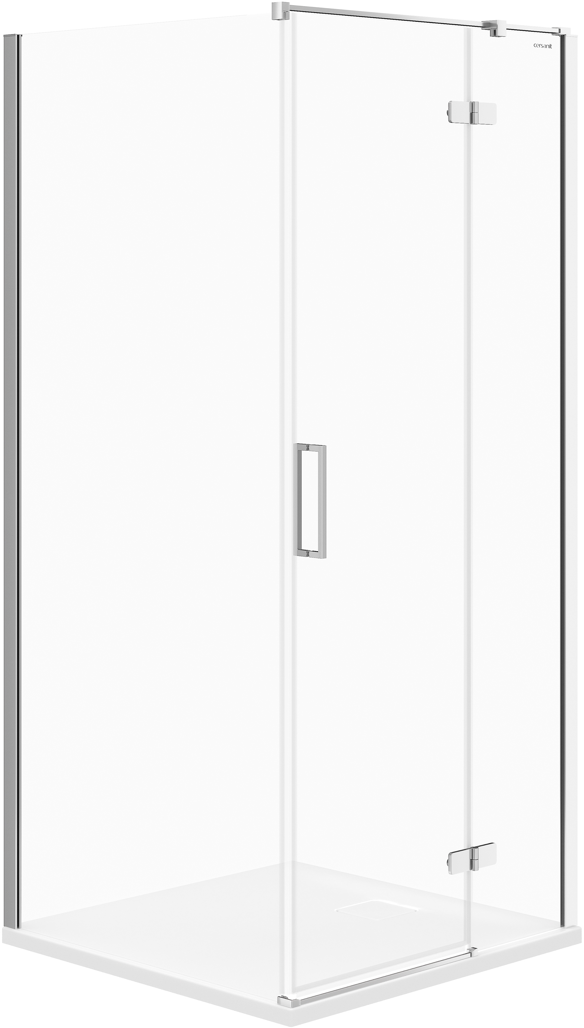 Darmowa Dostawa - Kabina prysznicowa 90x90 cm kwadratowa chrom połysk/szkło przezroczyste Cersanit City S584101