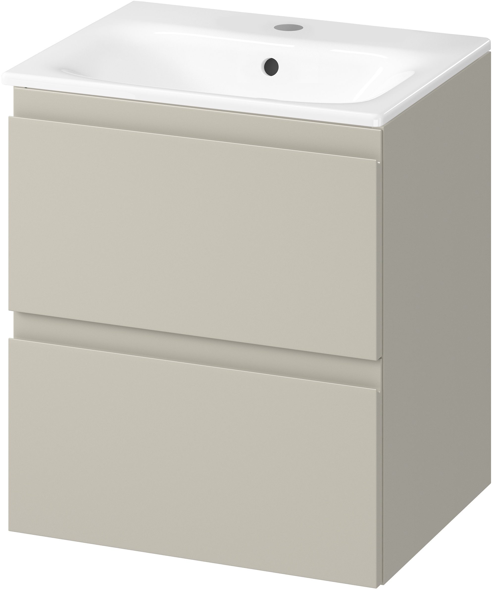 Darmowa Dostawa - Umywalka z szafką 50 cm beżową Cersanit Moduo S801590