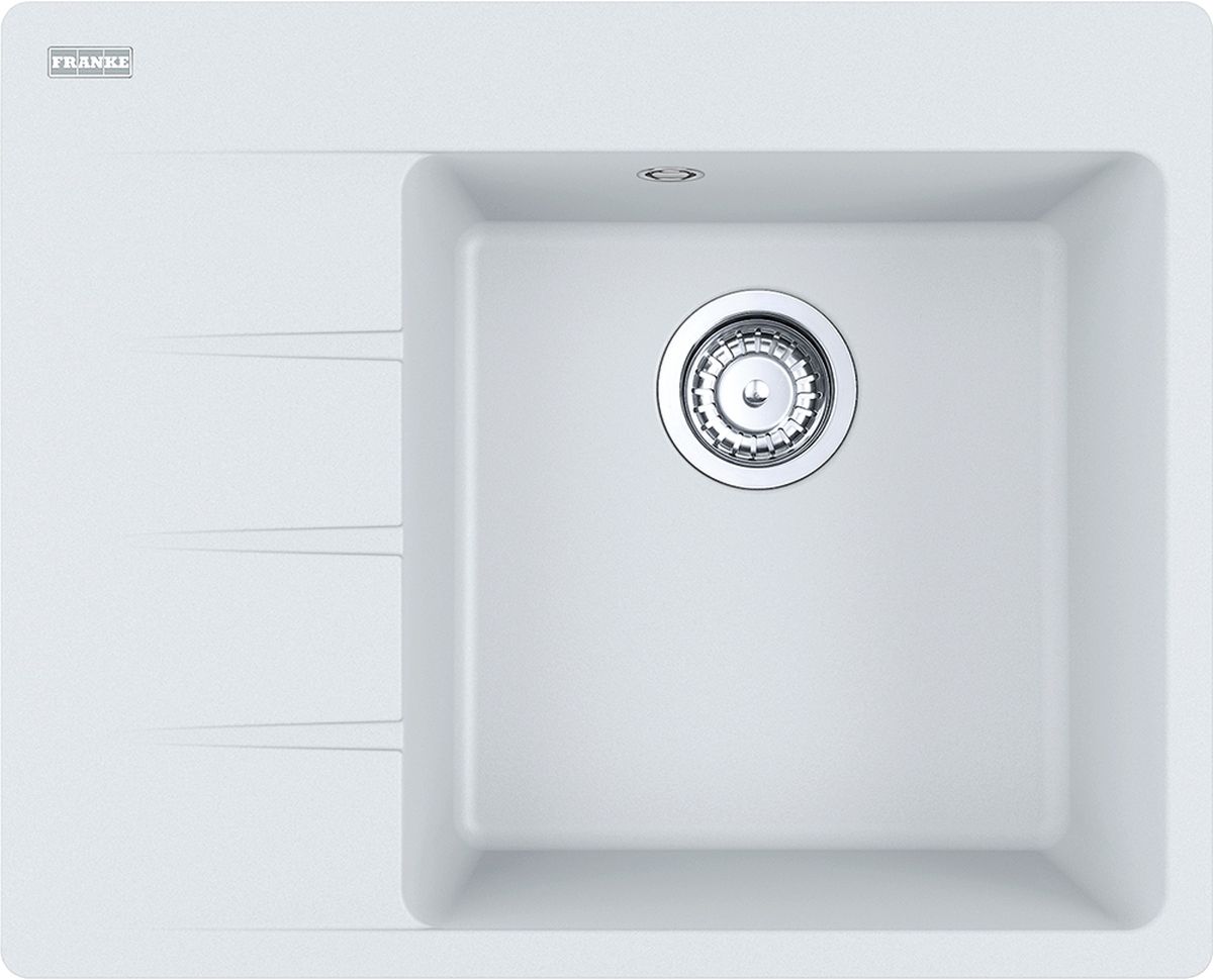 Darmowa Dostawa - Zlewozmywak granitowy 62x50 cm biały Franke Centro 1140633123