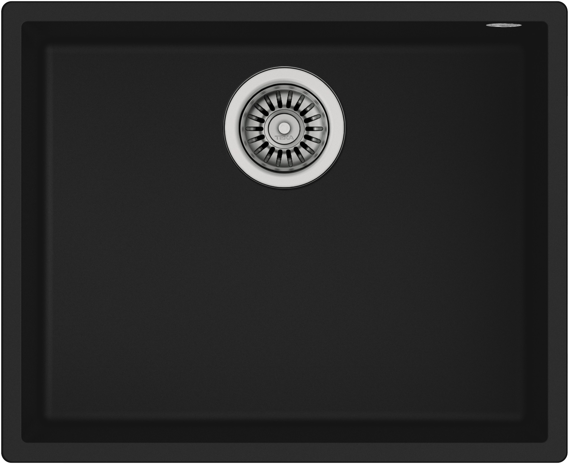 Darmowa Dostawa - Zlewozmywak Tegranit 54x44 cm czarny Teka Square 115230020
