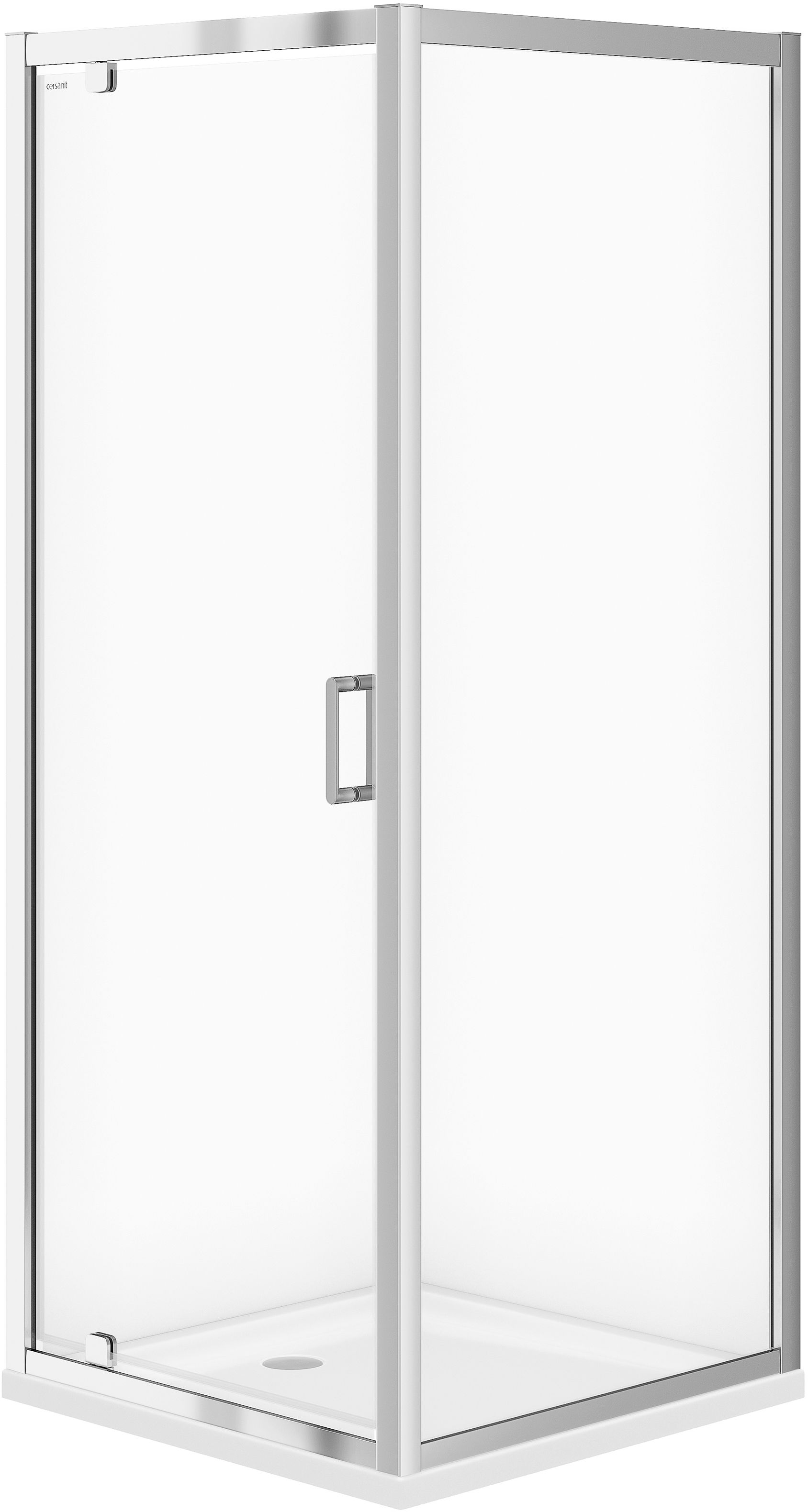 Darmowa Dostawa - Kabina prysznicowa 80x80 cm kwadratowa chrom połysk/szkło przezroczyste Cersanit Arteco S157009