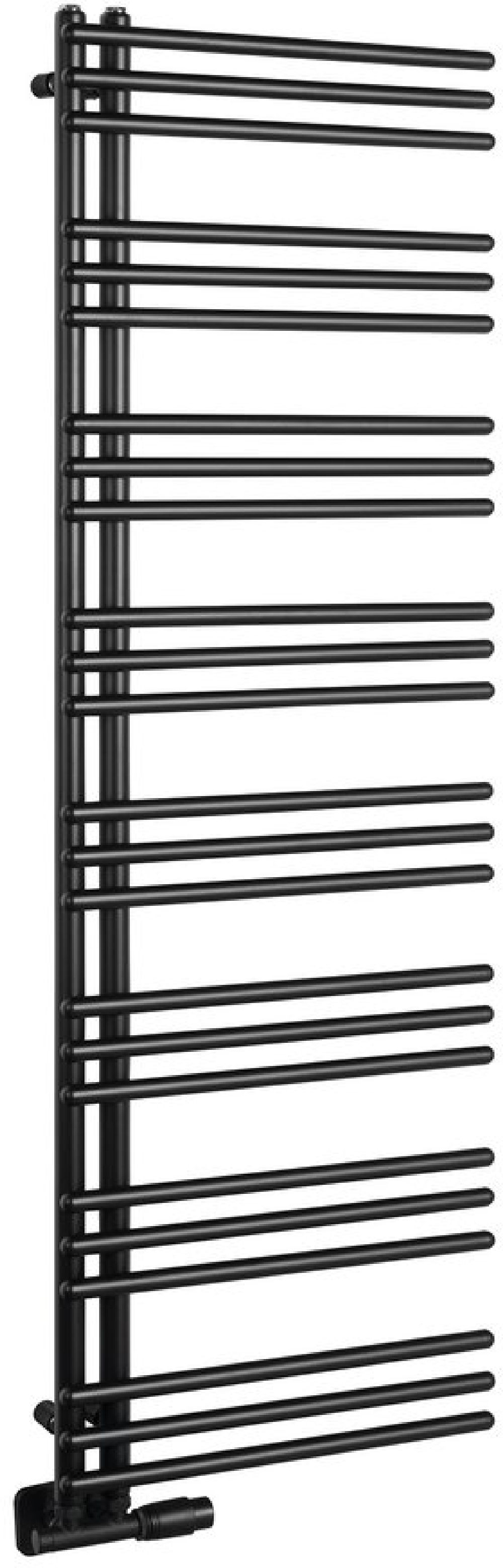 Darmowa Dostawa - Grzejnik łazienkowy drabinkowy 154x45 cm czarny Aqualine Poseidon PS415B