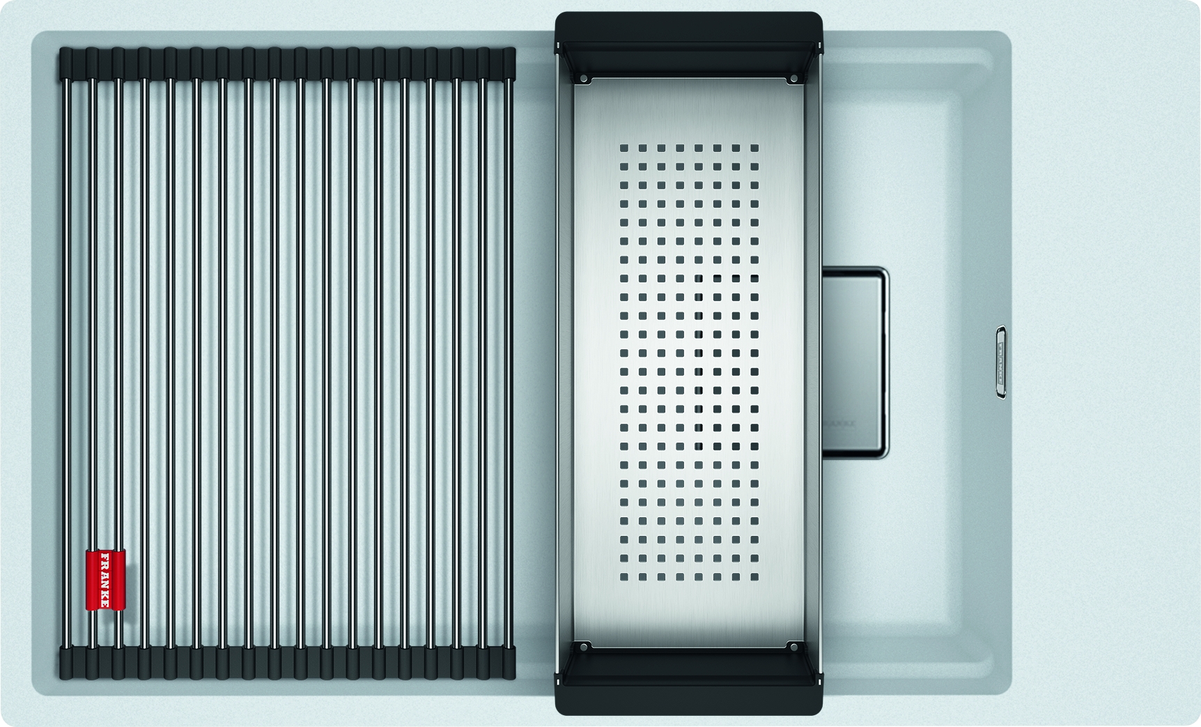 Darmowa Dostawa - Zlewozmywak granitowy 62x42 cm biały Franke Kanon 1250528622