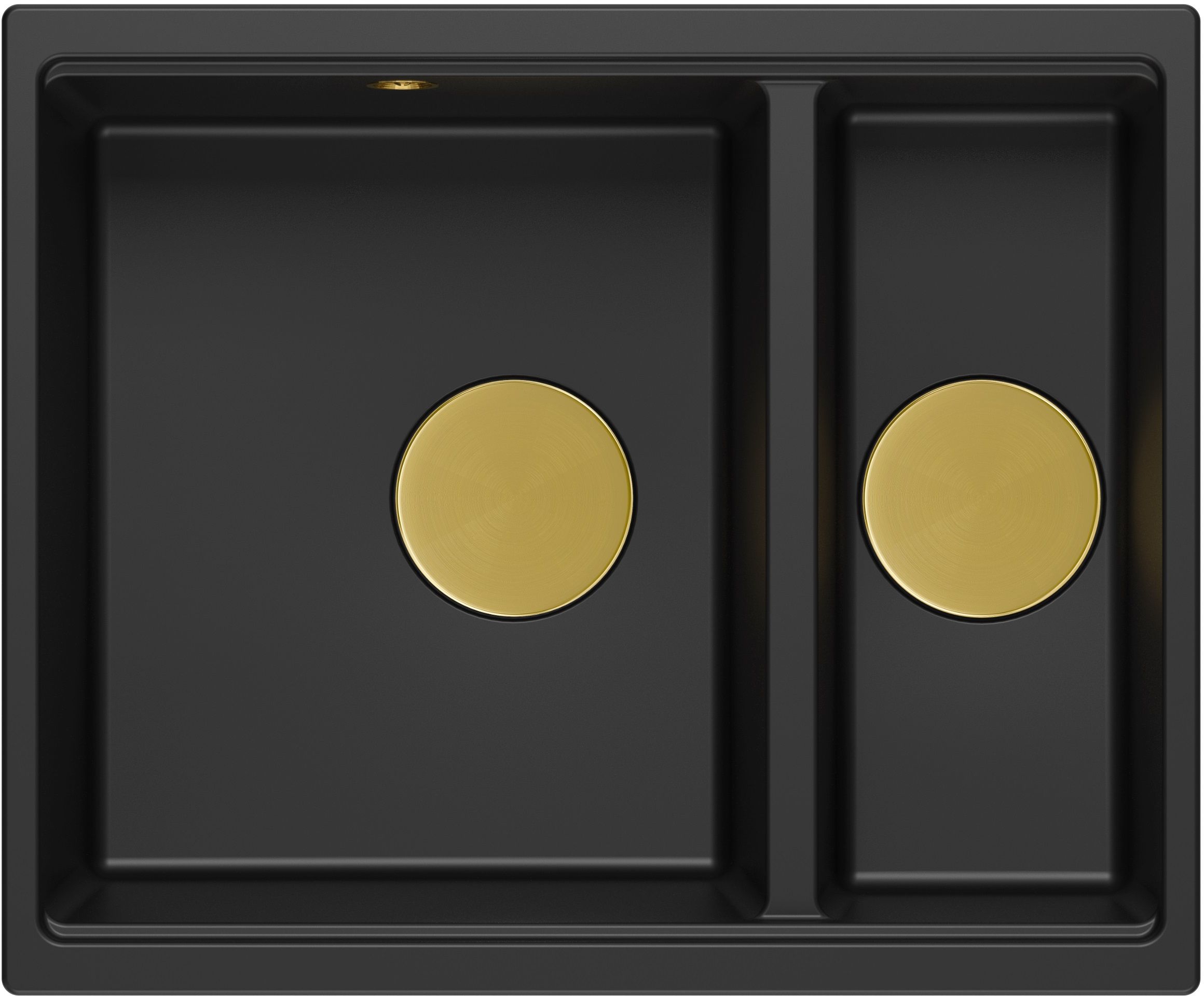 Darmowa Dostawa - Zlewozmywak GraniteQ 55x46 cm czarny Quadron Logan HCQL5646U7G1U