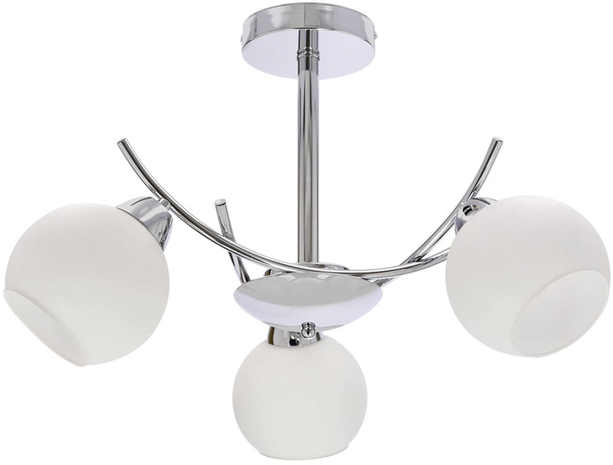 Darmowa Dostawa - Lampa podsufitowa 3x40 W biała-chrom Candellux Amos 3334991