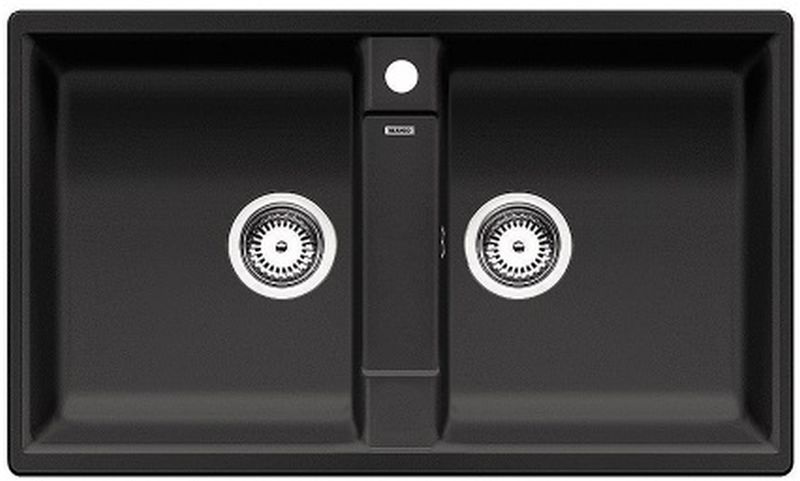 Darmowa Dostawa - Zlewozmywak granitowy 86x50 cm antracyt Blanco Zia 9 516686