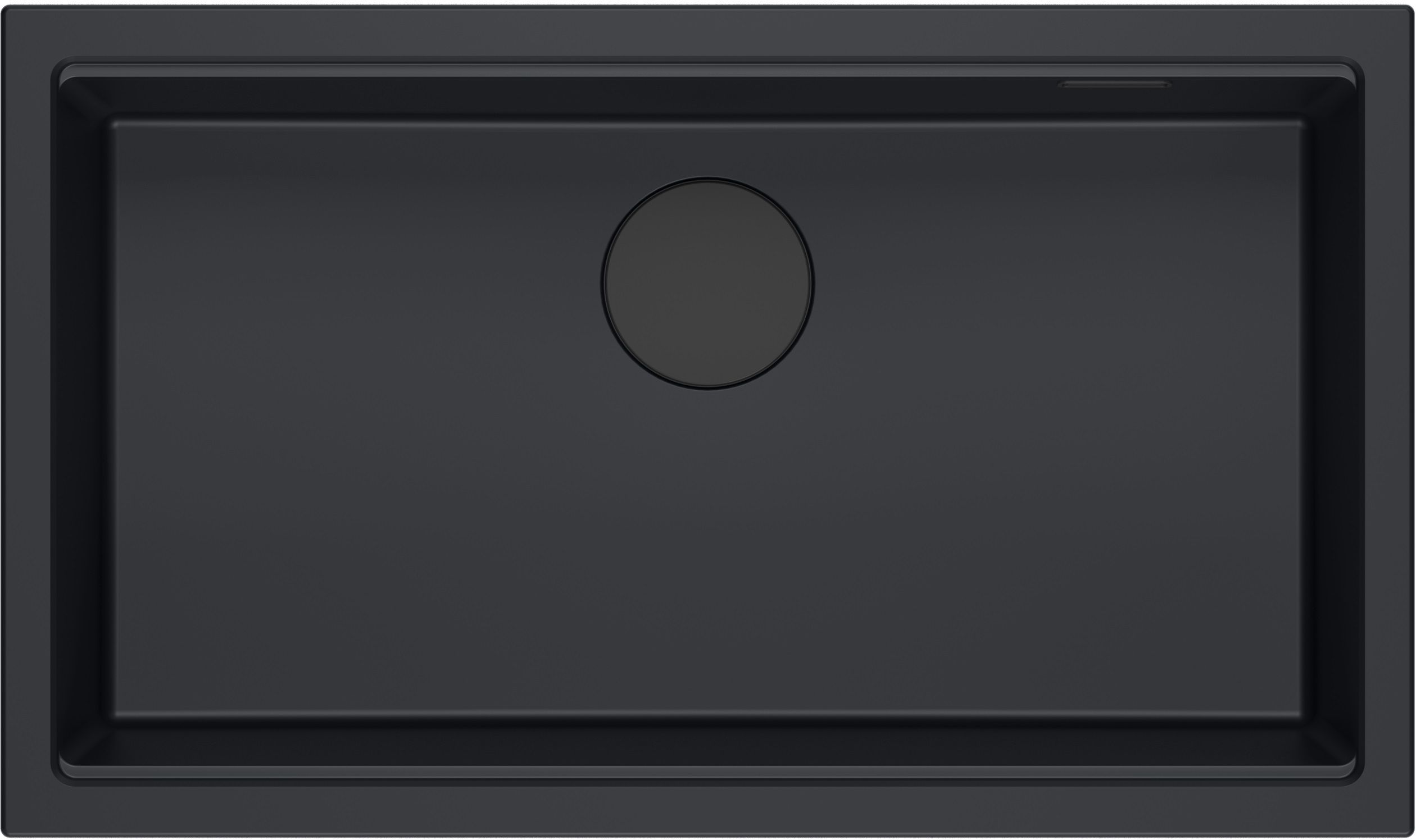 Darmowa Dostawa - Zlewozmywak GraniteQ 76x45 cm czarny Quadron Logan HQD7644U7BLMU