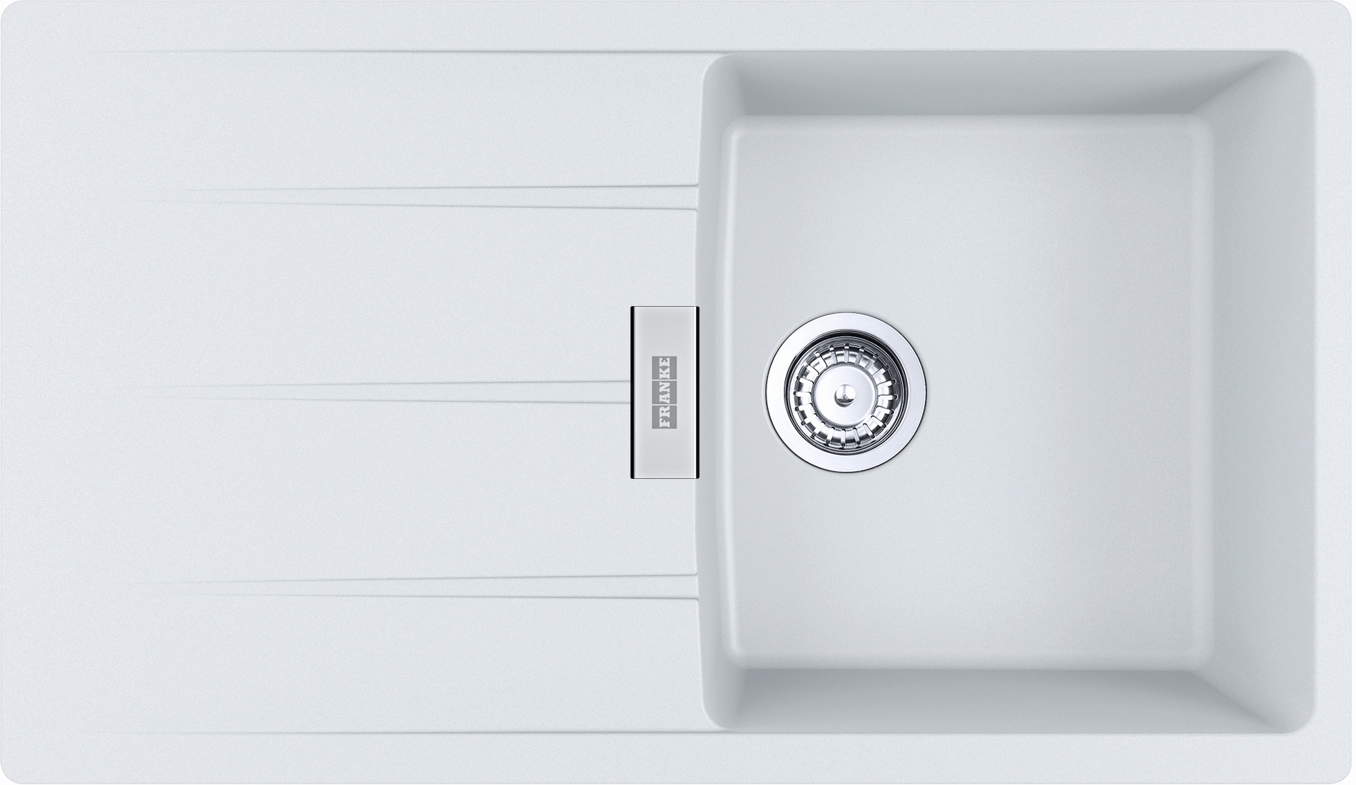 Darmowa Dostawa - Zlewozmywak granitowy 86x50 cm biały Franke Centro 1140687327
