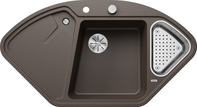 Darmowa Dostawa - Zlewozmywak granitowy 105.7x57.5 cm Blanco Delta II 523669