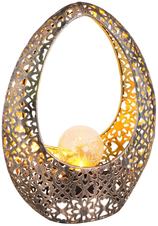 Darmowa Dostawa - Lampa solarna stojąca 1x0.06 W złoty Globo Lighting Solar 36528