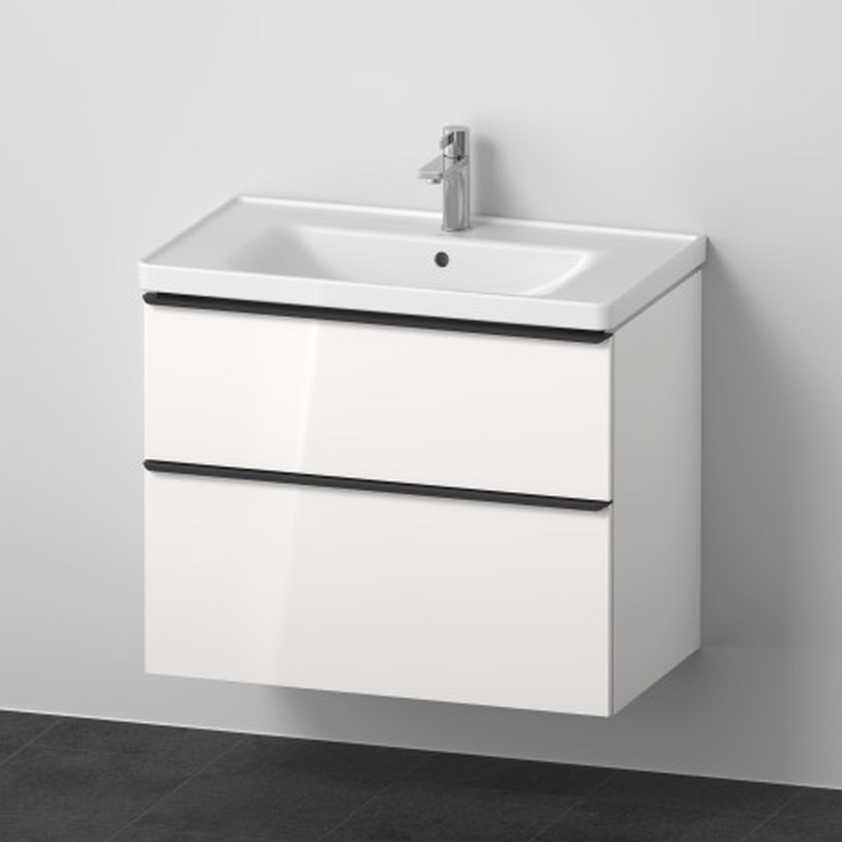 Darmowa Dostawa - Umywalka z szafką 78.4 cm białą Duravit D-Neo DE012102222
