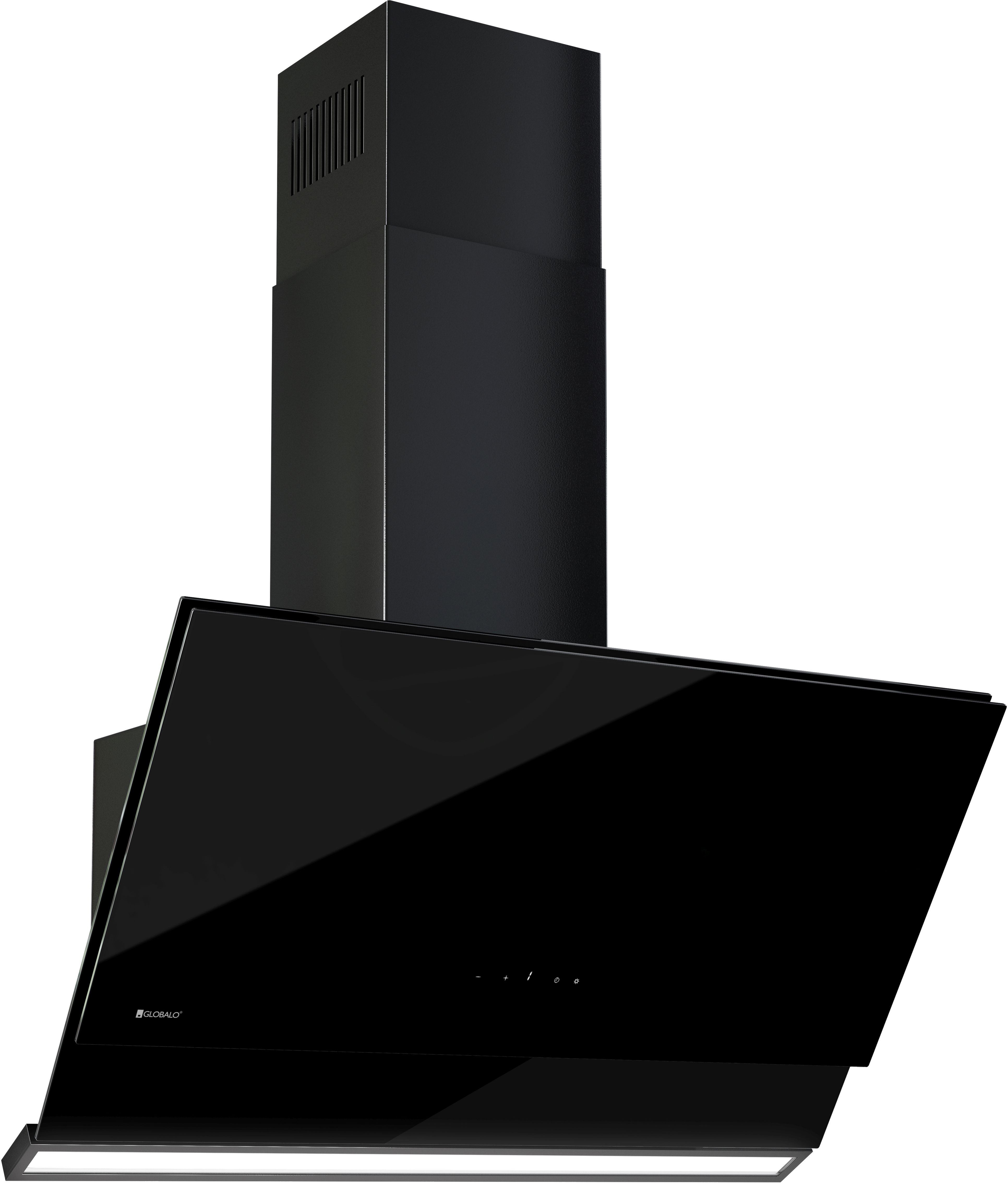 Darmowa Dostawa - Okap kuchenny 90 cm ścienny czarny Globalo Design Zenesor ZENESOR902BLACK