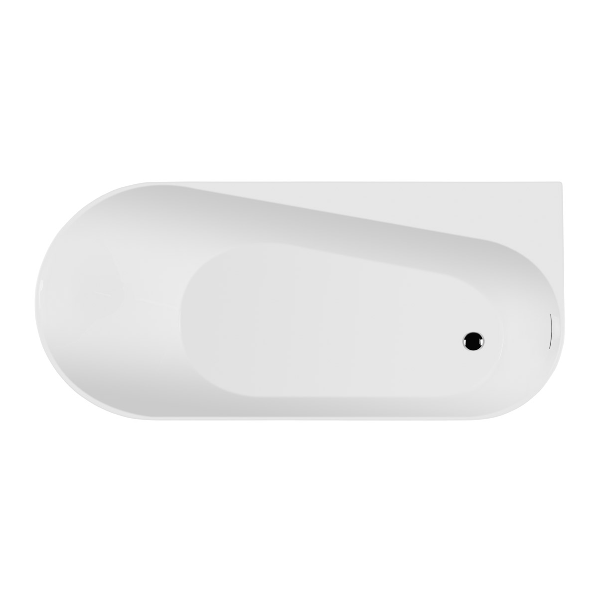 Darmowa Dostawa - Wanna wolnostojąca 170x80 cm owalna biała Ksuro 04 32007000