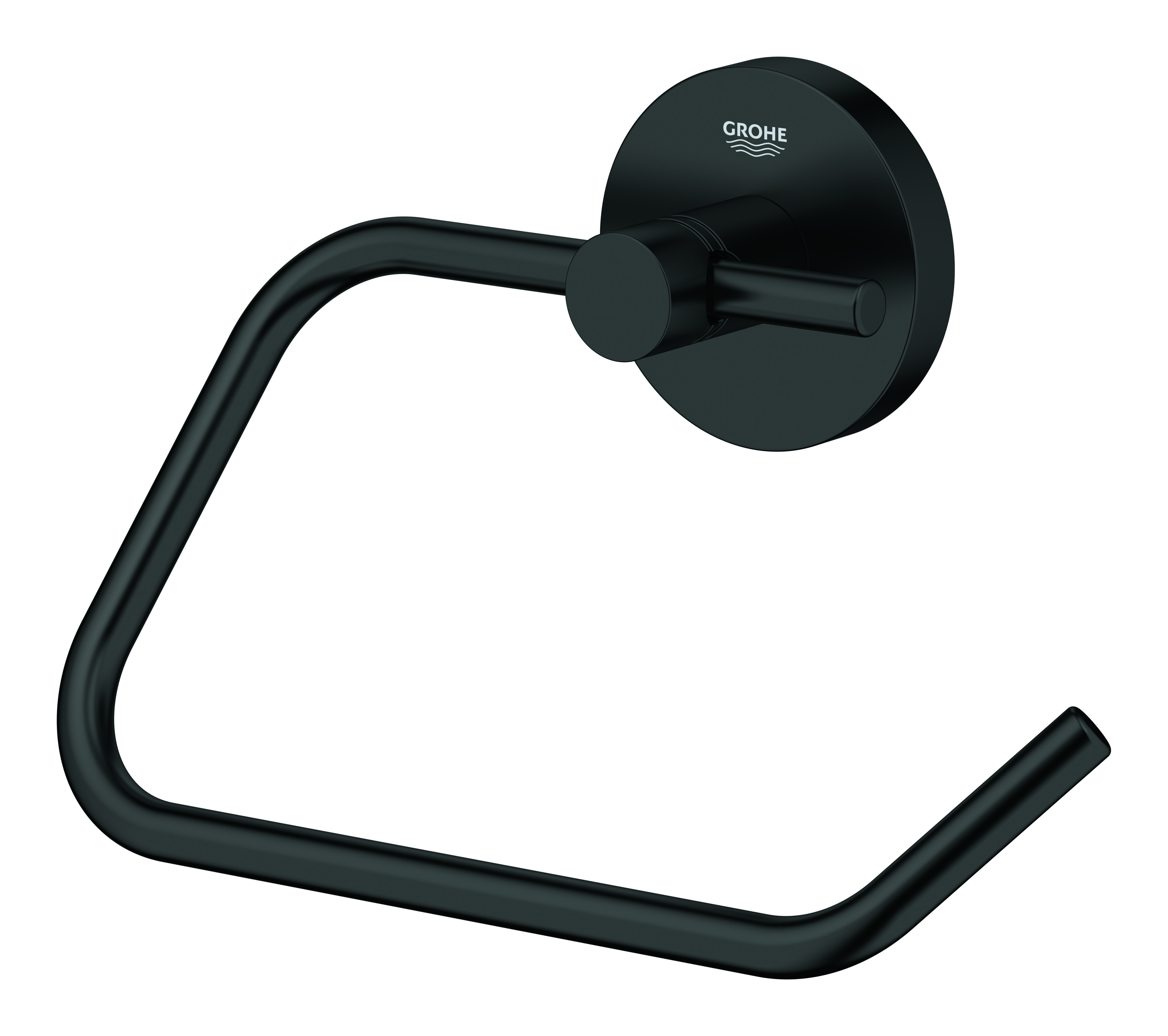 Darmowa Dostawa - Uchwyt na papier toaletowy czarny Grohe Start 412002430