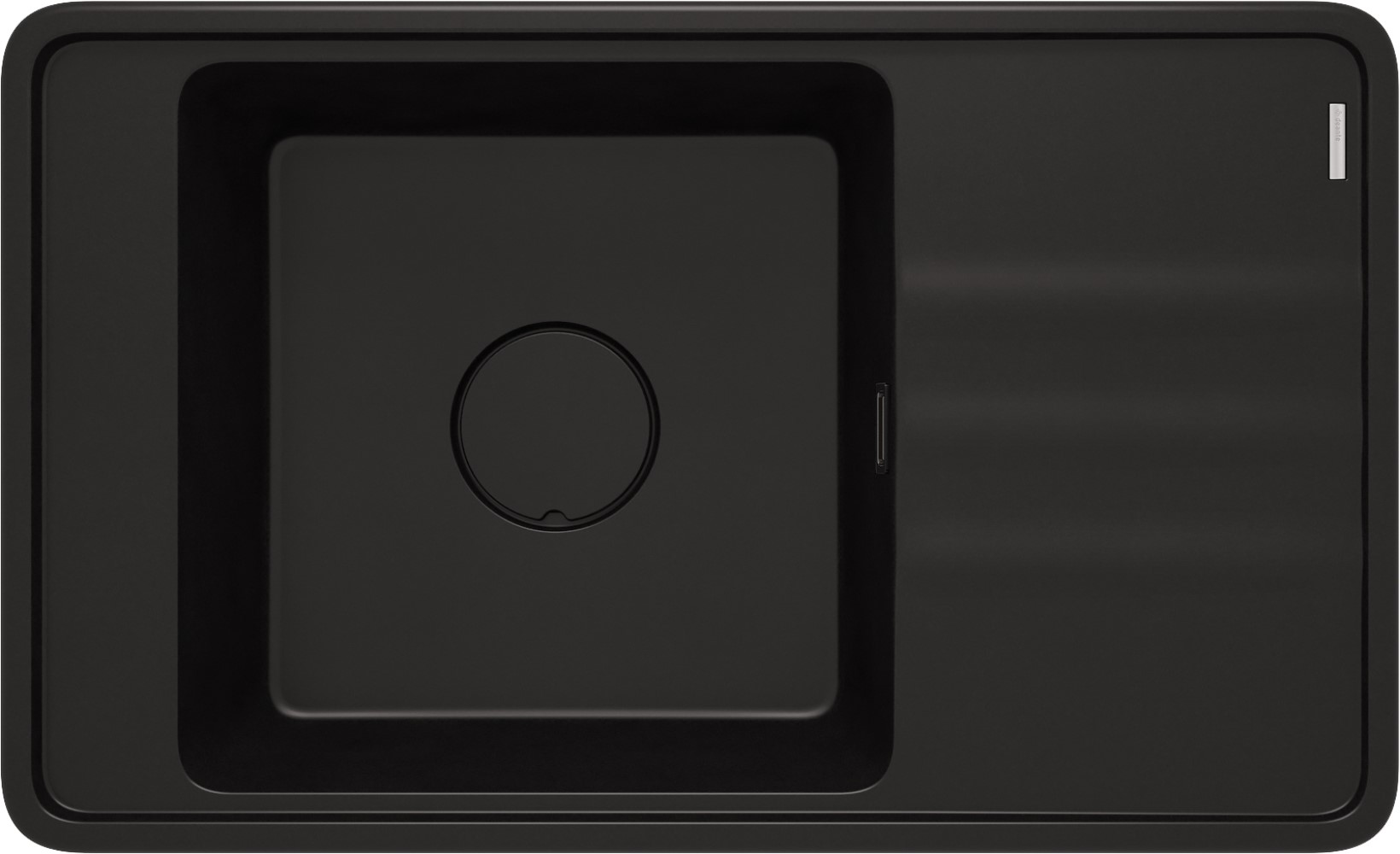 Darmowa Dostawa - Zlewozmywak granitowy 82x50 cm czarny Deante Momi ZKMN11B