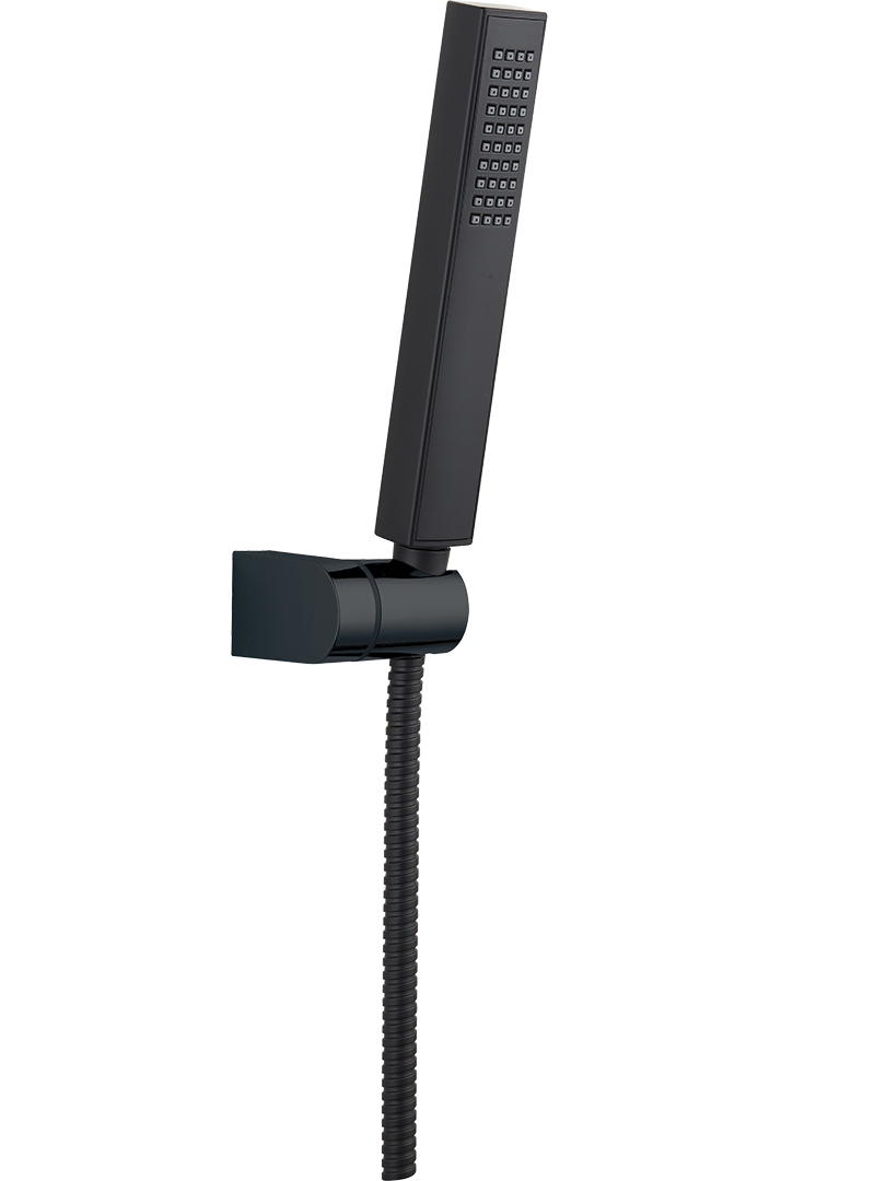 Darmowa Dostawa - Zestaw prysznicowy ścienny czarny Laveo Pola NAP70AD