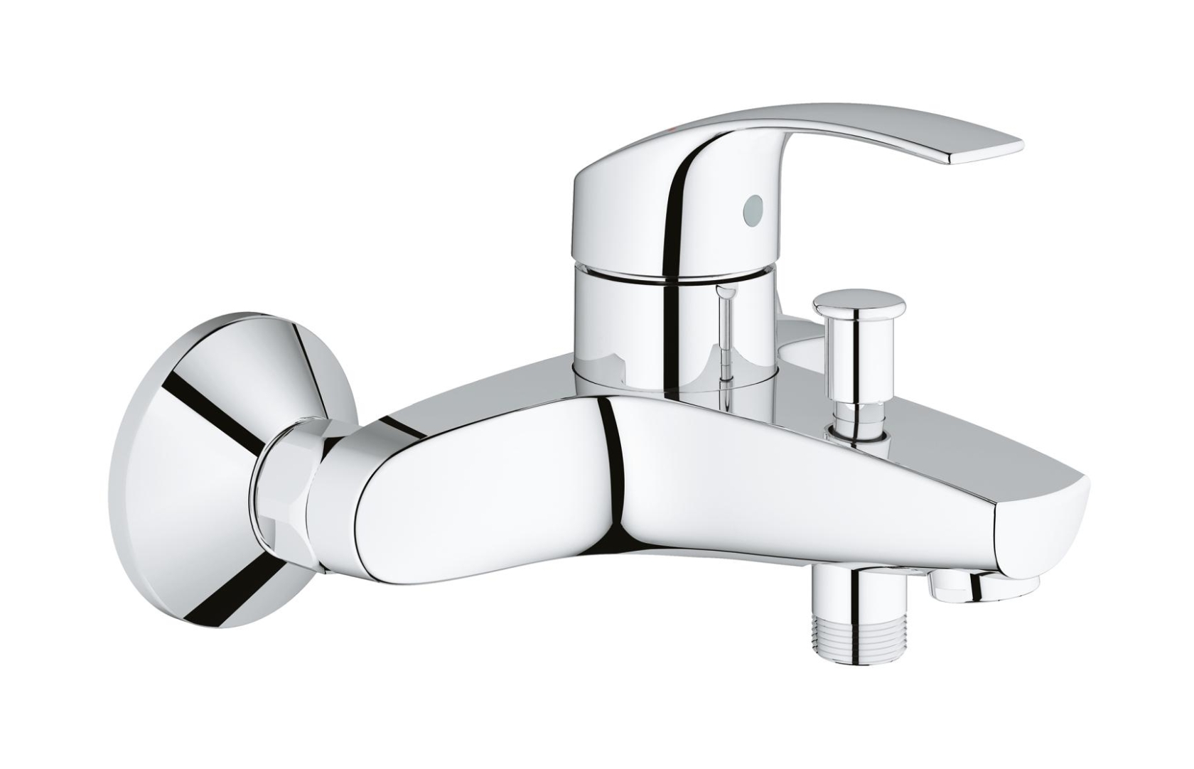 Darmowa Dostawa - Bateria wannowo-prysznicowa ścienna starlight chrome Grohe Eurosmart 33300002