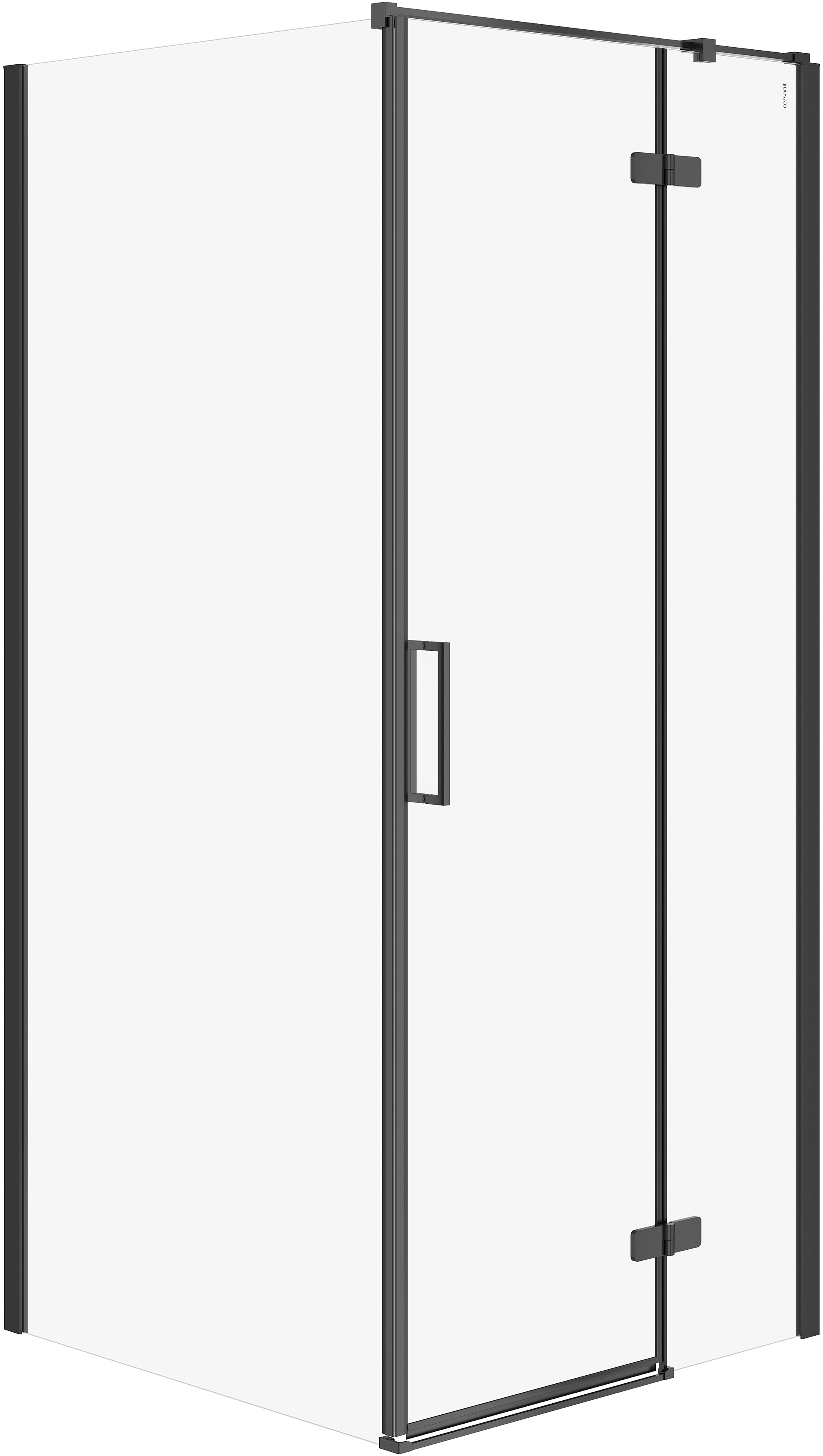 Darmowa Dostawa - Kabina prysznicowa 90x90 cm kwadratowa czarny mat/szkło przezroczyste Cersanit City S584103