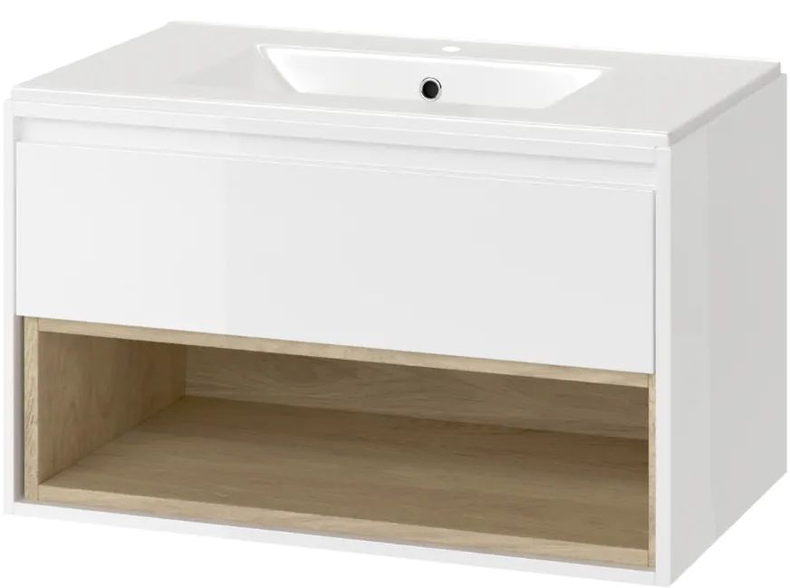 Darmowa Dostawa - Umywalka z szafką Excellent Tuto MLEX0101800WHBL/CEEX3617800WH