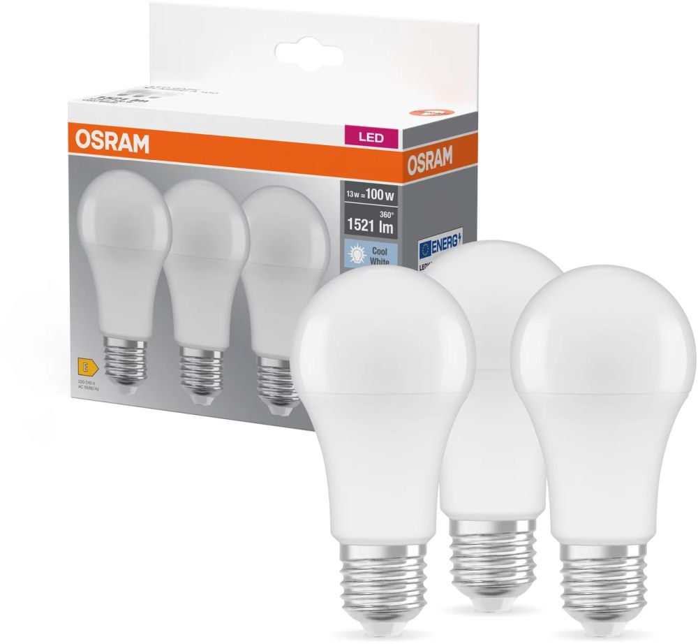 Darmowa Dostawa - Żarówki LED Multipack 3x13 W 4000 K e27 Osram LED Lamps 4058075819559