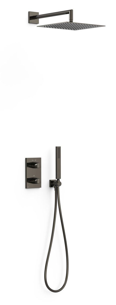 Darmowa Dostawa - Zestaw prysznicowy podtynkowy czarny Tres Therm-Box 21125004KM