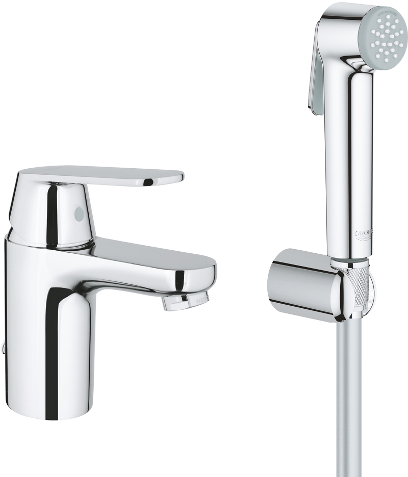 Darmowa Dostawa - Bateria umywalkowa stojąca starlight chrome Grohe Eurosmart Cosmopolitan 23125000
