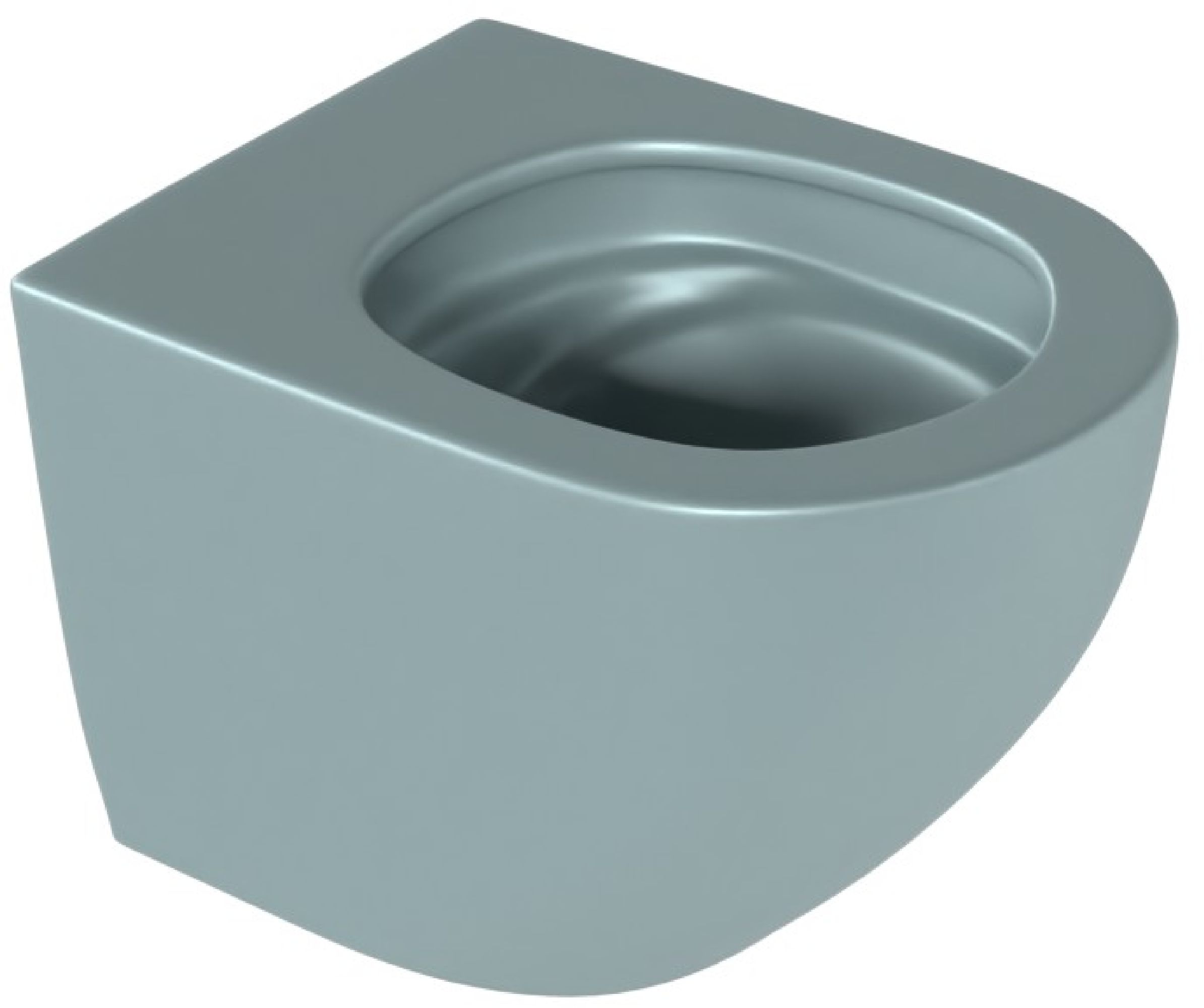 Darmowa Dostawa - Miska WC wisząca bez kołnierza spłukiwanie wirowe mat Excellent Luqa CEAC6403480MBM