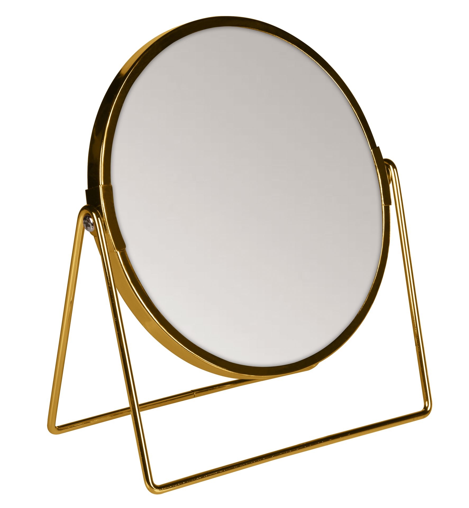 Darmowa Dostawa - Lusterko kosmetyczne 17x17 cm okrągłe złoty Splendid Doblo LLDOBLO17ZŁO