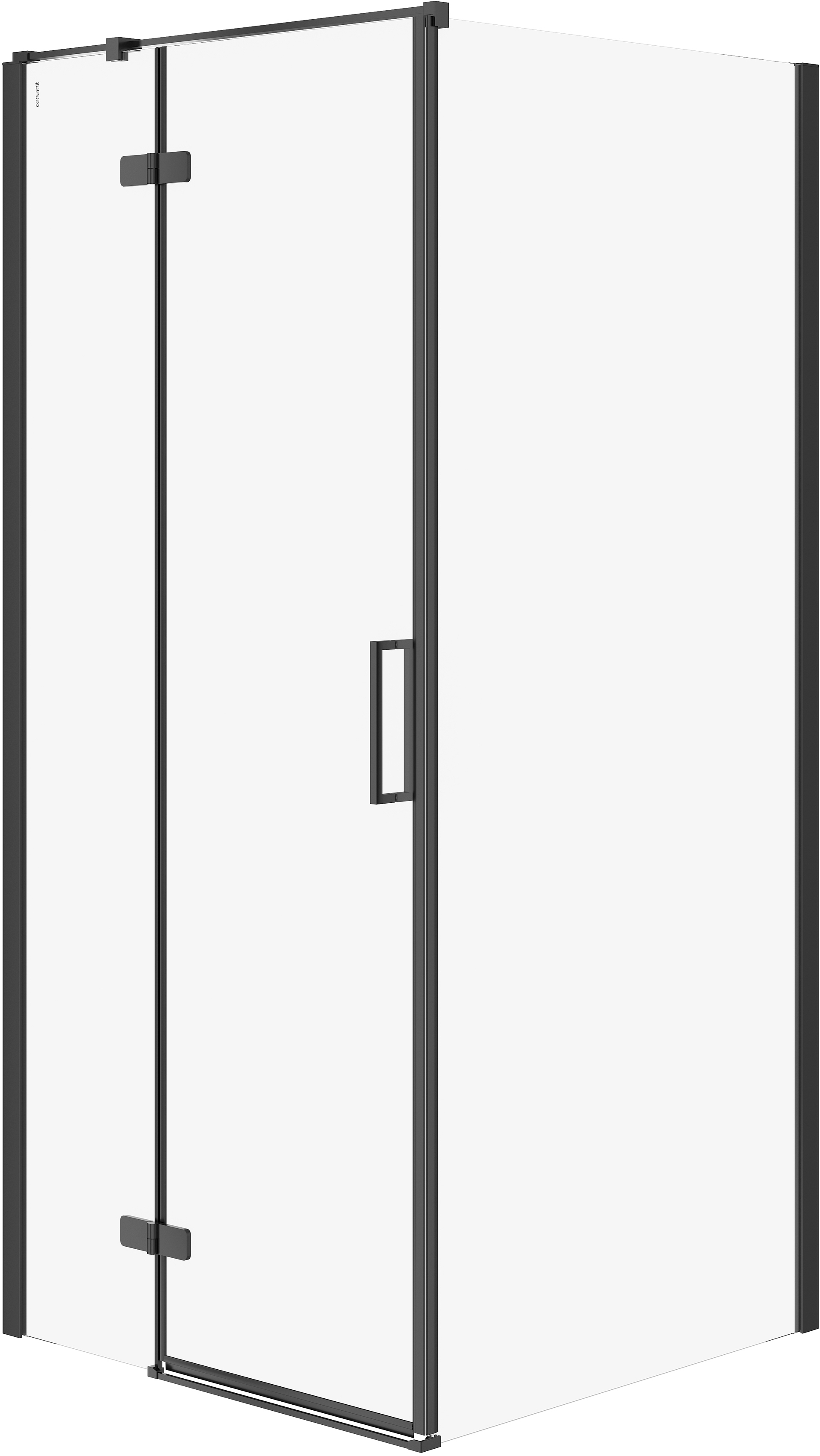 Darmowa Dostawa - Kabina prysznicowa 90x90 cm kwadratowa czarny mat/szkło przezroczyste Cersanit City S584102