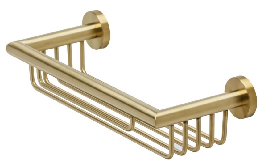 Darmowa Dostawa - Koszyk łazienkowy Geesa Nemox Brushed Gold 9165140730