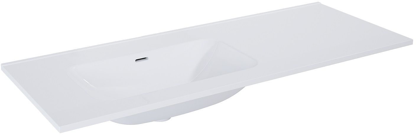 Darmowa Dostawa - Umywalka 121x46.4 cm prostokątna meblowa-z blatem biała Elita Skappa RE041201168060