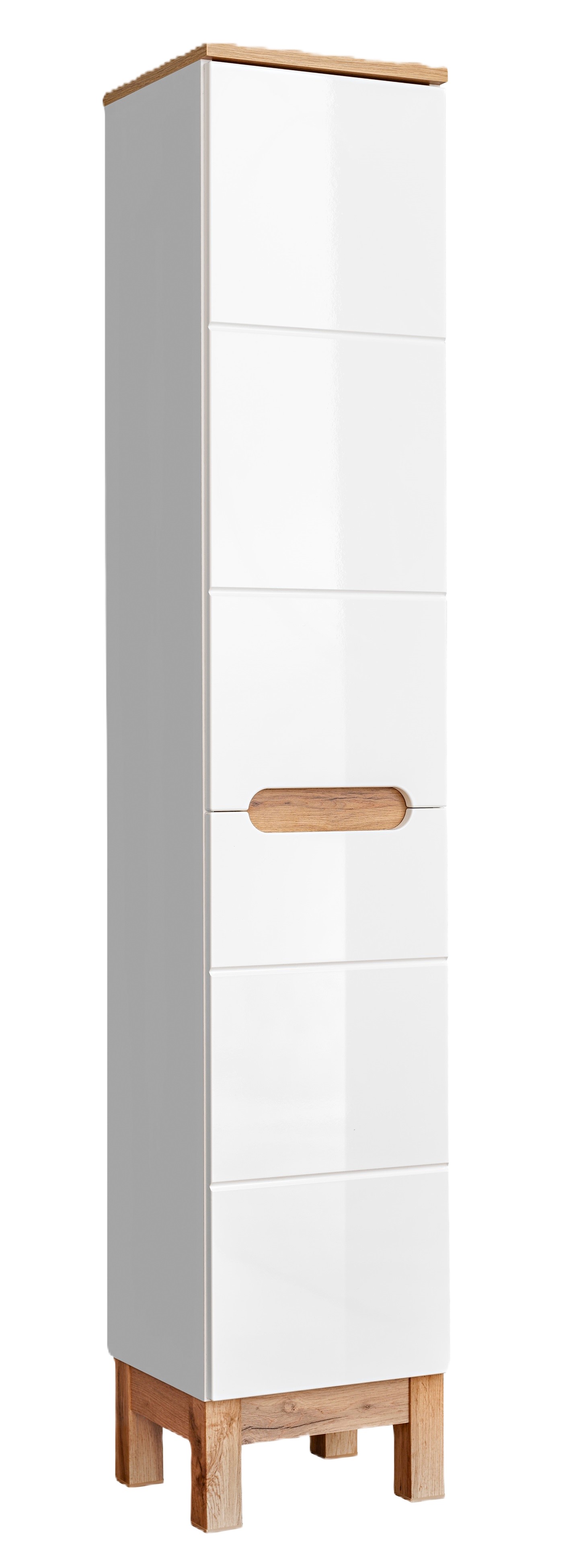 Darmowa Dostawa - Szafka 35x33x187 cm boczna stojąca biała Comad Bali White BALIWHITE804FSC