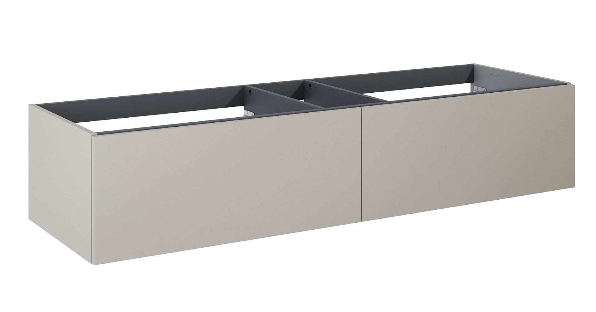 Darmowa Dostawa - Szafka 160x44.9x31.8 cm podumywalkowa wisząca beżowa Elita Look Slim 169476