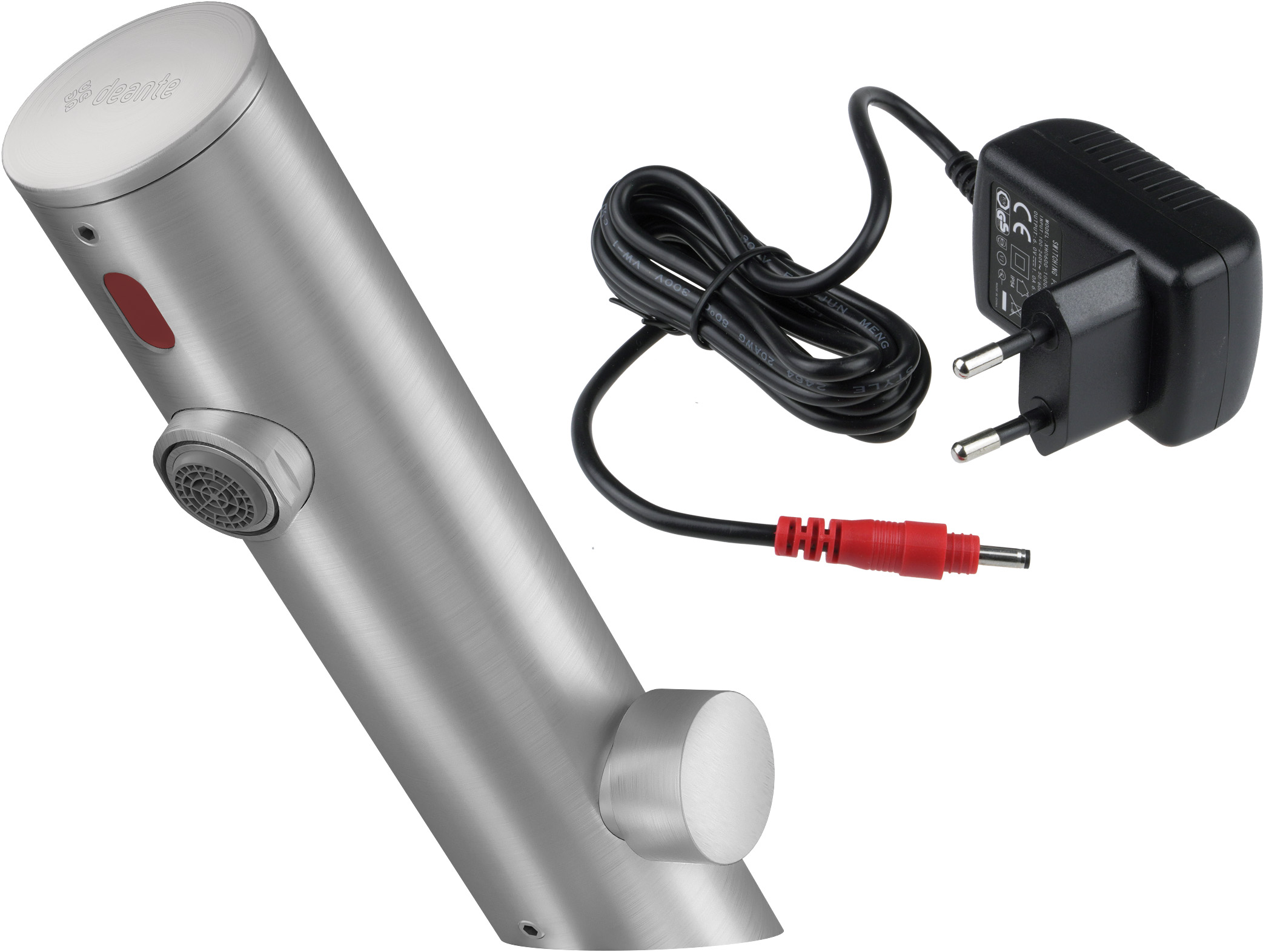 Darmowa Dostawa - Bateria umywalkowa stojąca elektroniczna stal Deante Sense BQRF29V