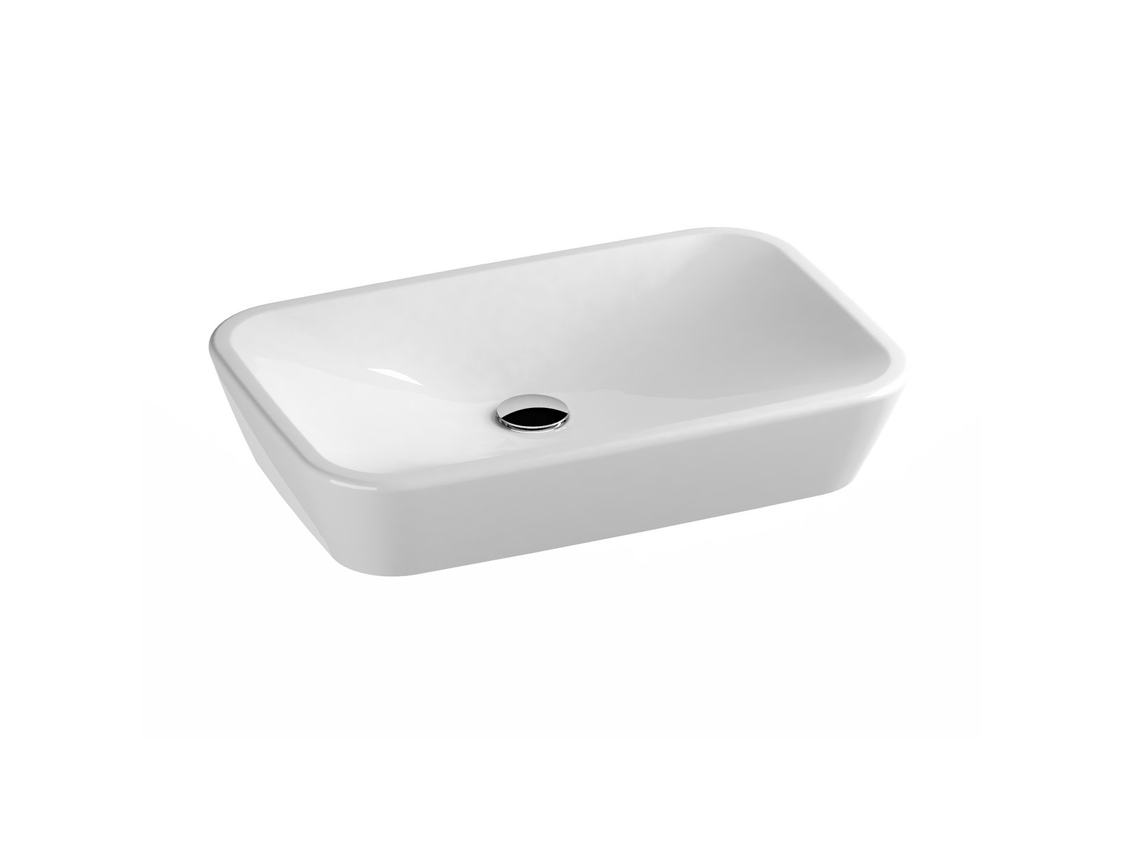 Darmowa Dostawa - Umywalka 60x40 cm owalna nablatowa biała Ravak Ceramic XJX01160002