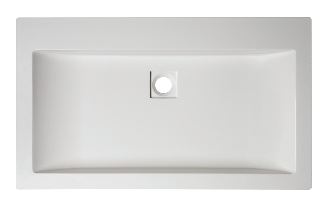 Darmowa Dostawa - Umywalka 80x47 cm prostokątna nablatowa biała Sanplast Space Mineral 640290040001000