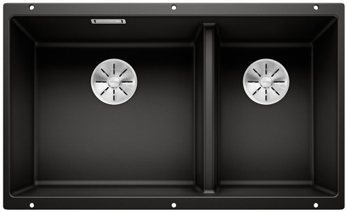 Darmowa Dostawa - Zlewozmywak granitowy 72.5x40 cm czarny Blanco Subline 430/270-U 525991