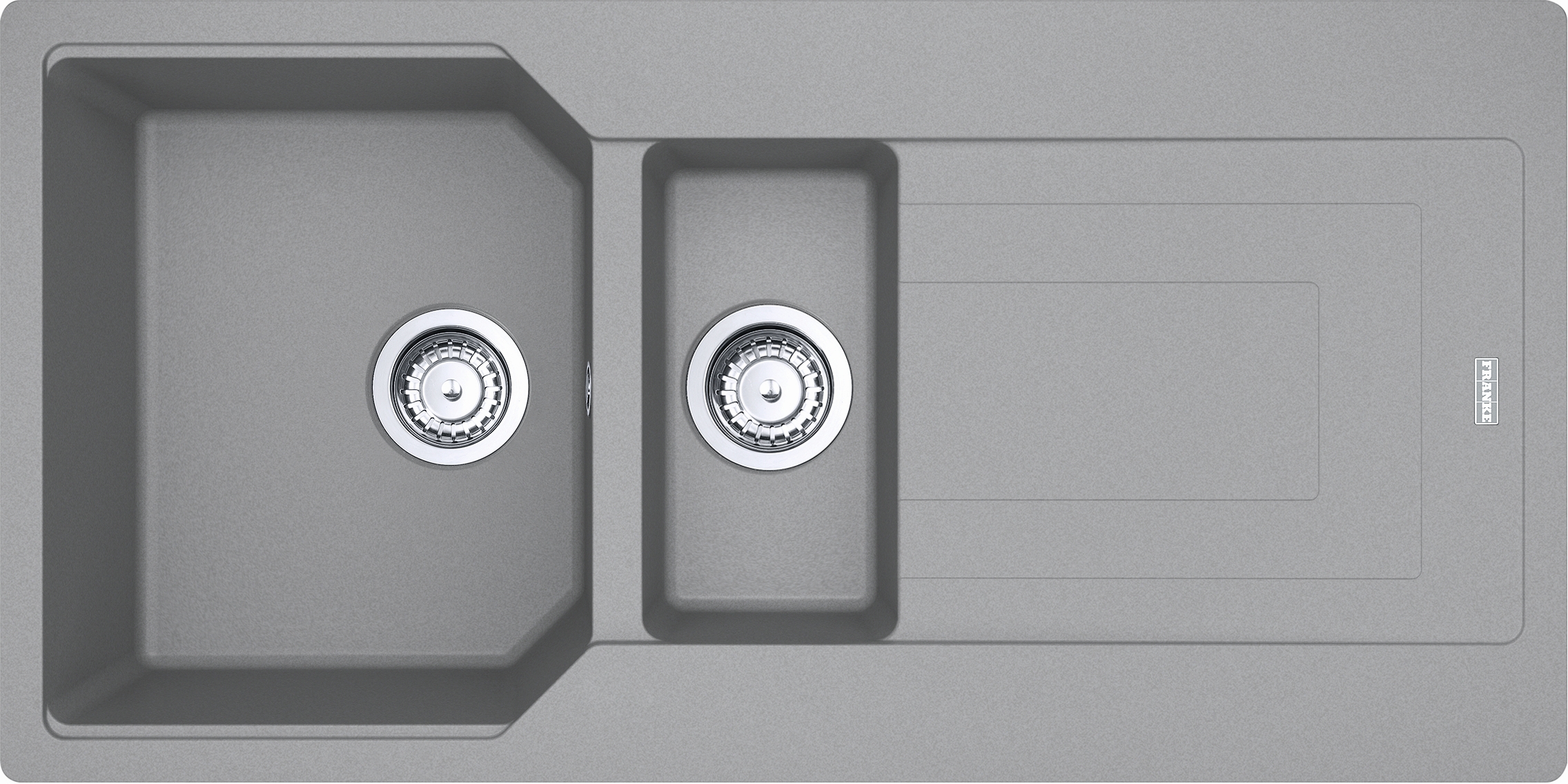 Darmowa Dostawa - Zlewozmywak granitowy 100x50 cm szary/grafitowy/onyx Franke Urban 1140687303