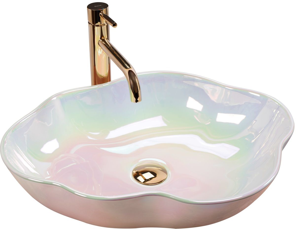 Darmowa Dostawa - Umywalka 50.5x38 cm nablatowa Rea Pearl REAU3309