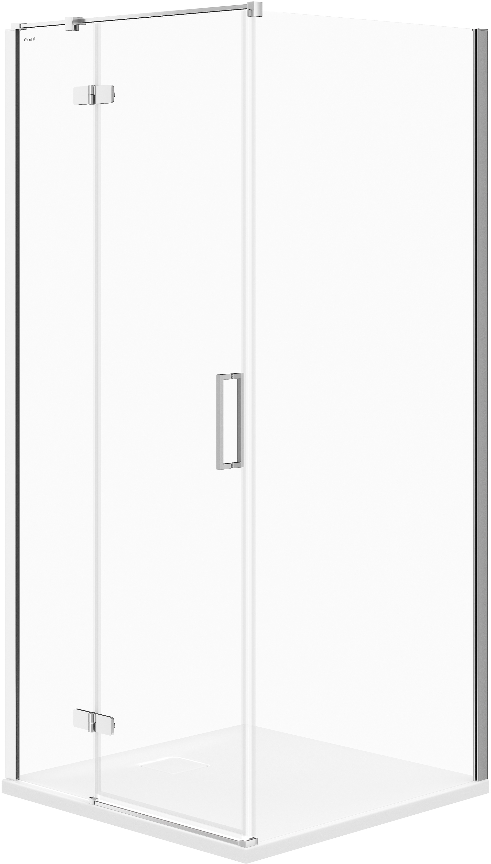 Darmowa Dostawa - Kabina prysznicowa 90x90 cm kwadratowa chrom połysk/szkło przezroczyste Cersanit City S584100