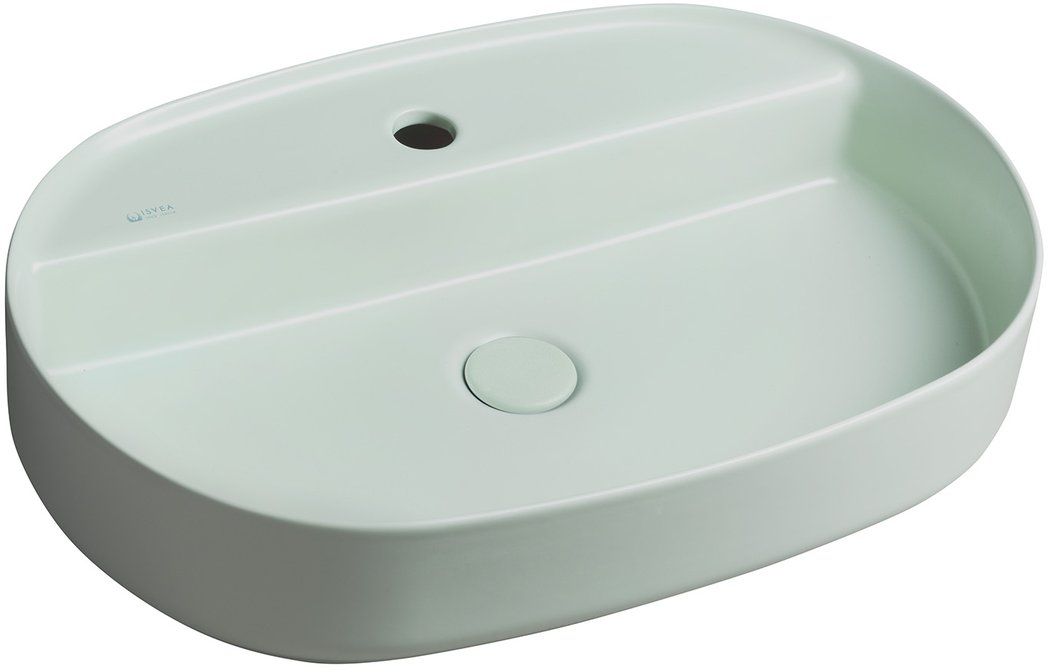 Darmowa Dostawa - Umywalka 60x40 cm owalna nablatowa Isvea Infinity 10NF650602T