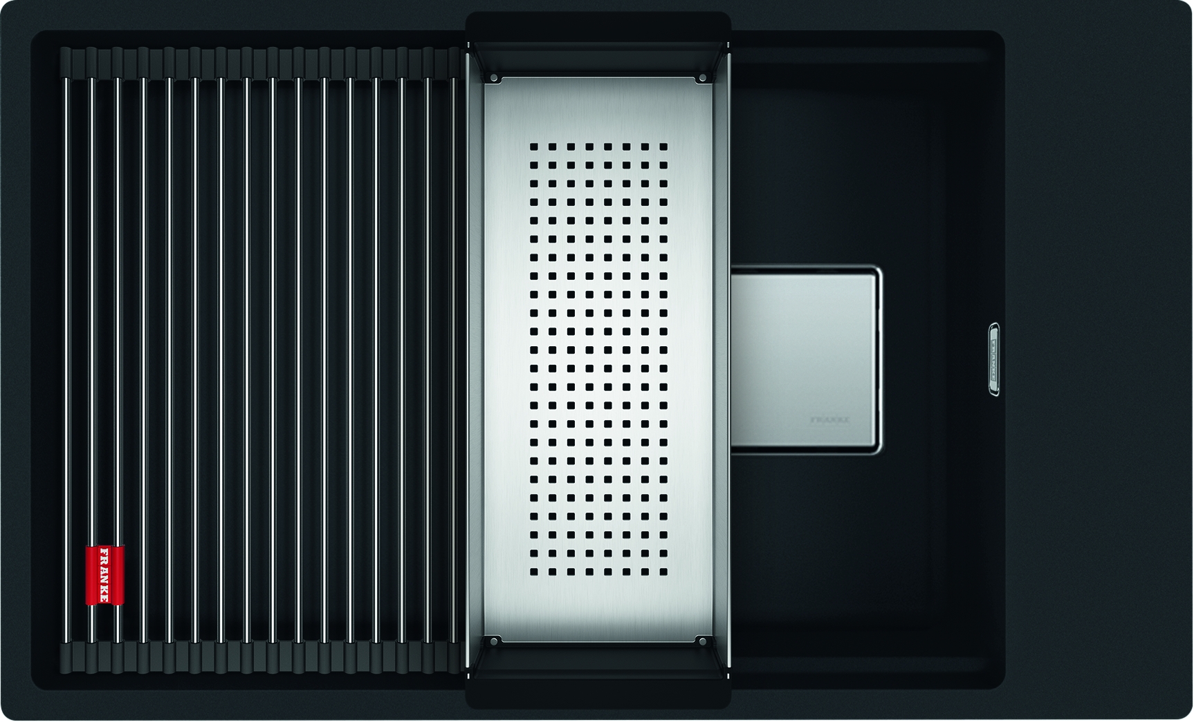 Darmowa Dostawa - Zlewozmywak granitowy 62x42 cm czarny Franke Kanon 1250633003